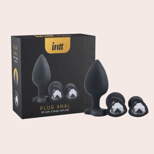 Kit Plug Anal em Silicone Innt