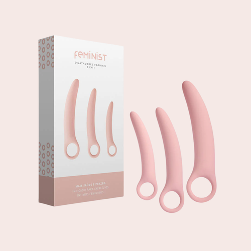 Kit de Dilatadores Vaginais 3 em 1