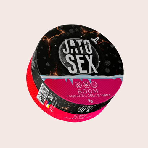 Gel Comestível Jato Sex Boom Esquenta, Gela e Vibra 7g