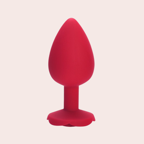 Plug Anal em formato de Rosa