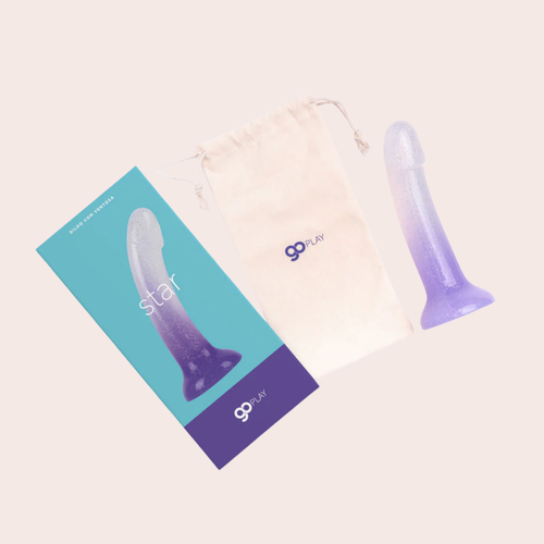 Dildo com Ventosa Go Play Star Lilás